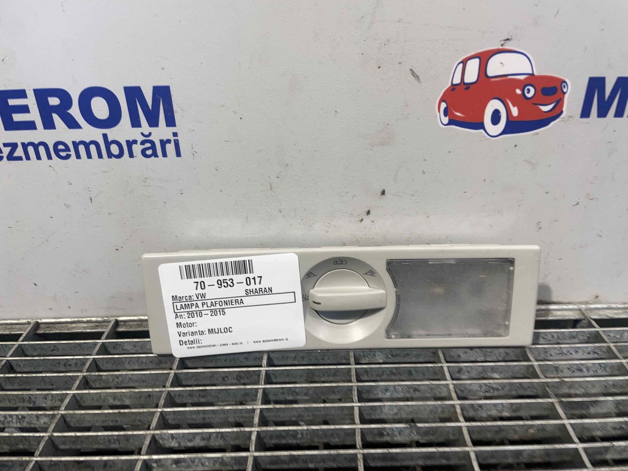 LAMPA PLAFONIERA VW SHARAN SHARAN - - (2010 2015)