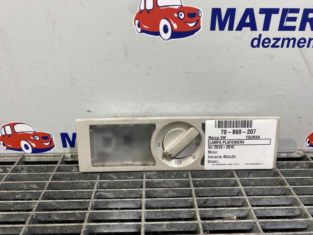 LAMPA PLAFONIERA VW TOURAN - - (2010 2015)