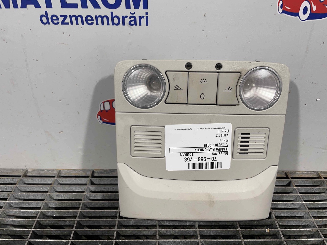 LAMPA PLAFONIERA VW TOURAN TOURAN - - (2010 2015)