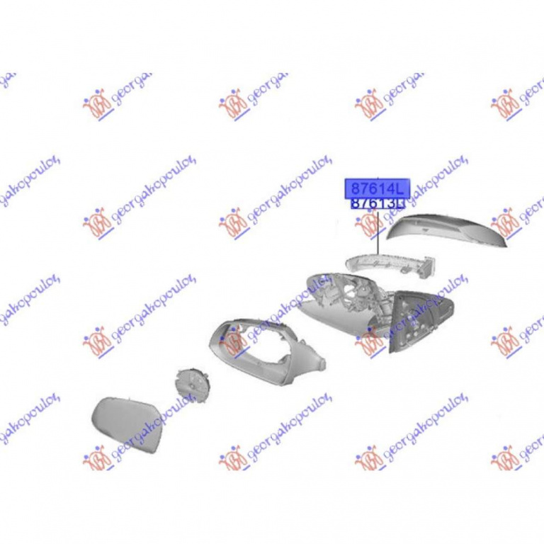 Lampa Semnalizare Oglinda - Hyundai Elantra 2015 , 87614-F2000