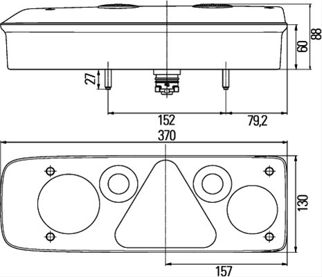 Lampa Spate Hella Scania 2VP 340 940-111