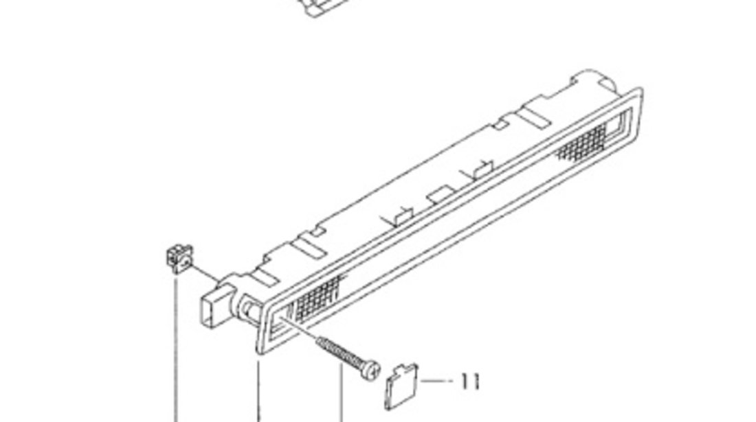 Lampa stop frana aditional Audi A6 4B2 (C5) Berlina 2002 1.9 TDI OEM 4B0945097