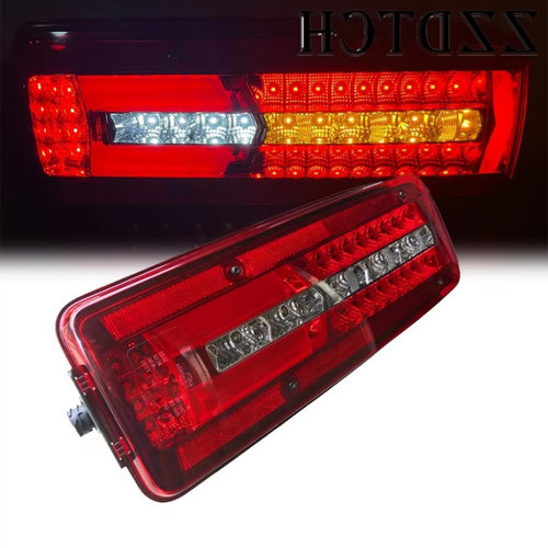 Lampa Stop Led Dreapta 24V Cu 7 Funcții, Potrivit Pentru Remorcă, Rulotă, Dubă, TIR, Camion Man ...