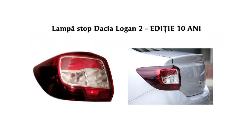 Lampa stop stanga black NOUA Dacia Logan 2 10 ANI 2013*2014*2015*2016 Elba OEM