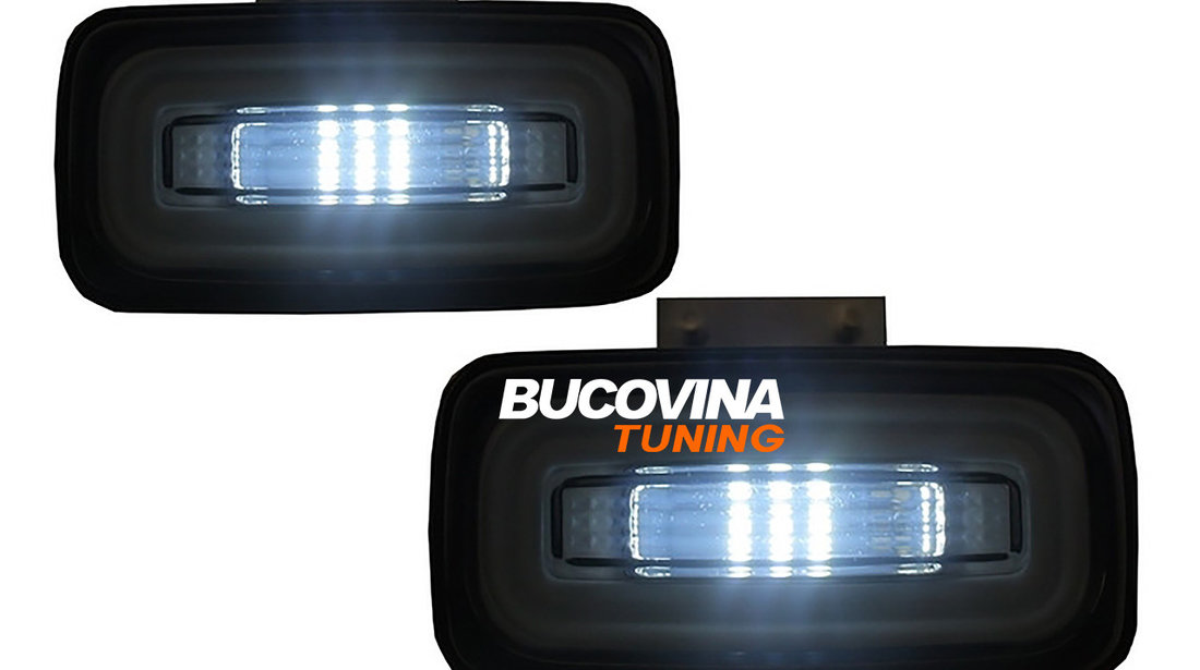 Lampi Ceata Full LED compatibile cu Mercedes Benz W463 G-Class (89-15) Fumuriu