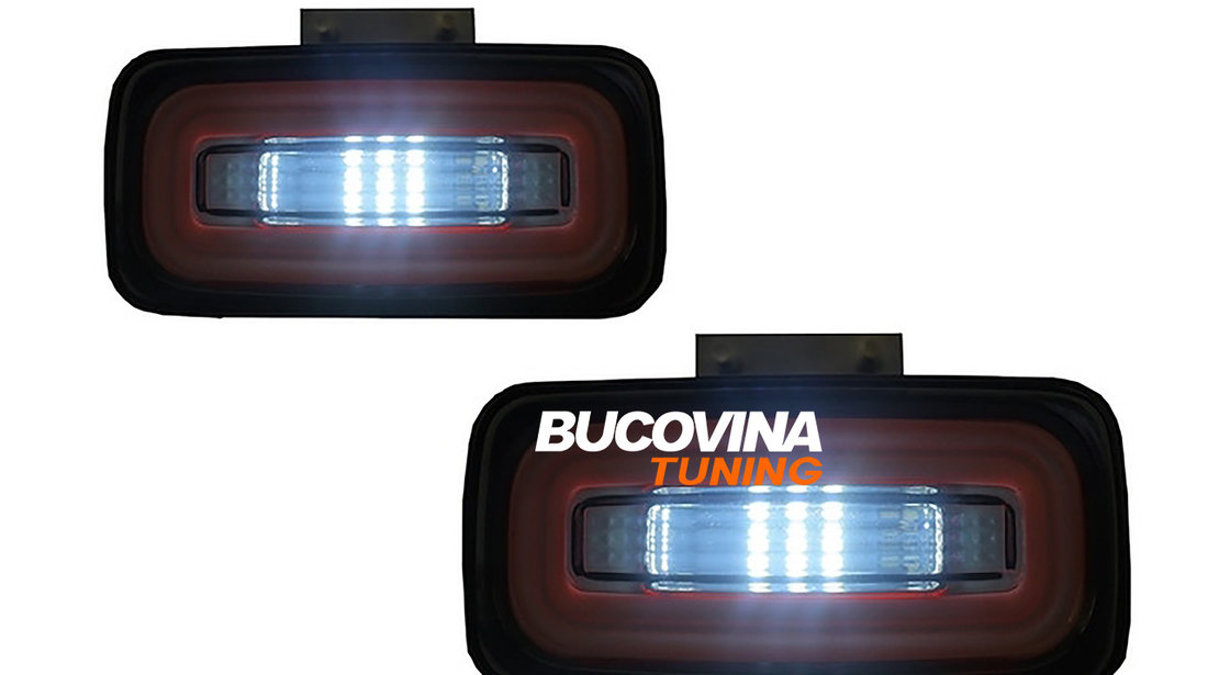 Lampi Ceata Full LED compatibile cu Mercedes Benz W463 G-Class (89-15) Fumuriu