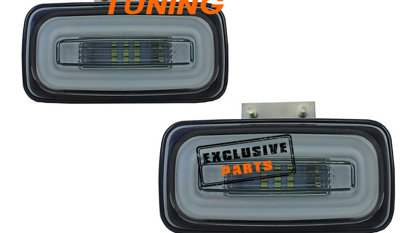 Lampi Ceata Full LED compatibile cu Mercedes Benz W463 G-Class (89-15) Fumuriu