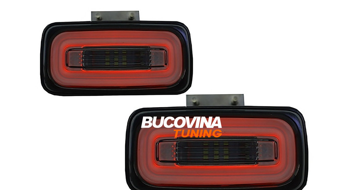 Lampi Ceata Full LED compatibile cu Mercedes Benz W463 G-Class (89-15) Fumuriu