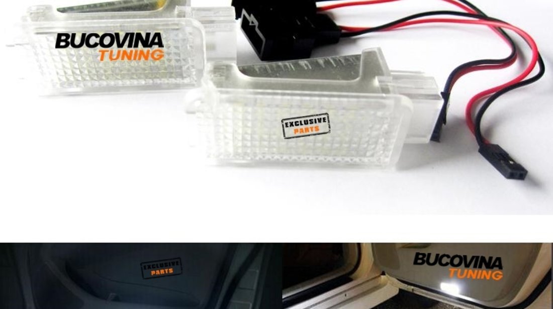 LAMPI CU LED COMPATIBILE CU PORTIERE AUDI A3 8PA (2004-2008)