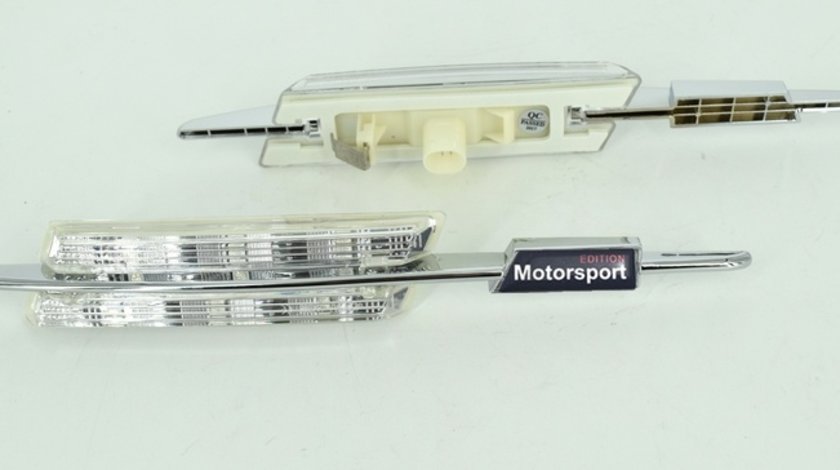 Lampi laterale LED semnalizare transparente compatibile BMW. COD: ART-7127 VistaCar