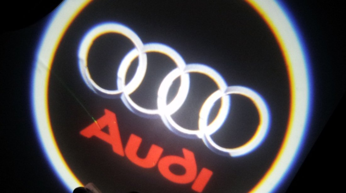 Lampi Led Proiector Cu Logo Audi Pentru Portiere A6 2012-2017