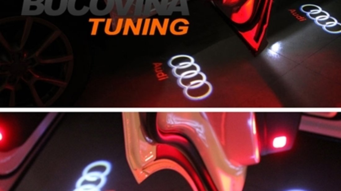 LAMPI LOGO LED PENTRU PORTIERE COMPATIBILE CU AUDI A4 B8 B8.5 (08-15)