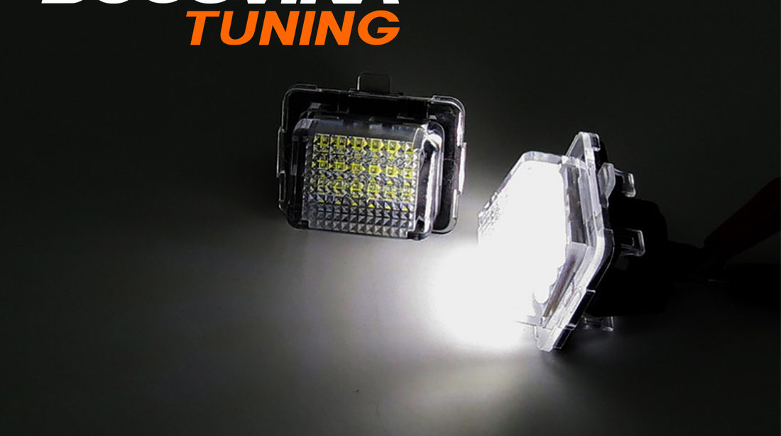 Lampi numar cu LED compatibile cu Mercedes Benz C-Class W204 (07-11)