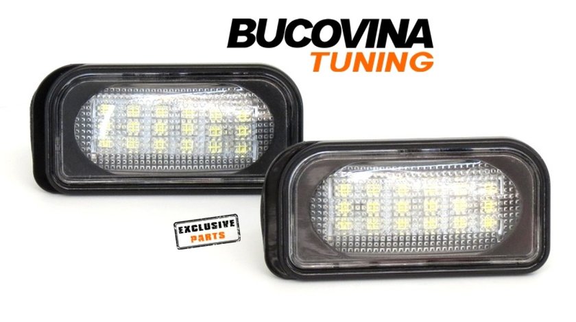 Lampi numar cu LED Mercedes Benz C-Class W203 Limousine (00-07)