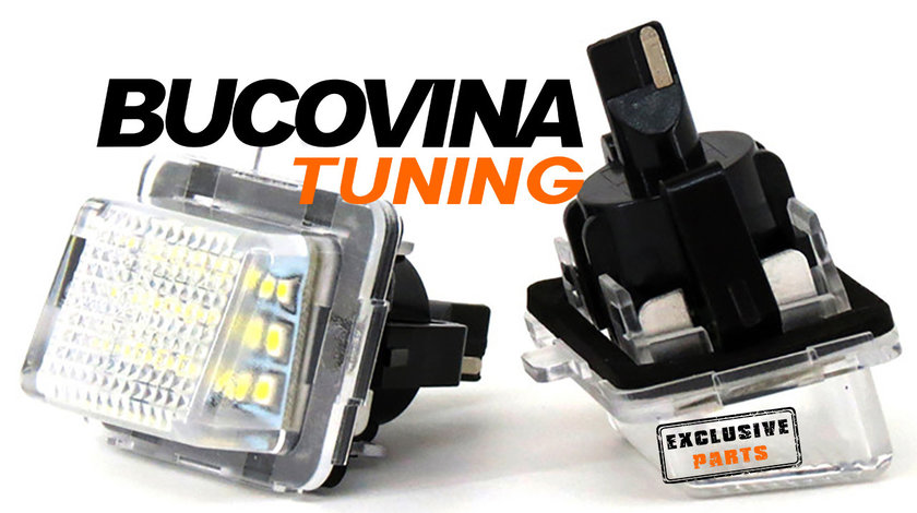 Lampi numar cu LED Mercedes Benz C-Class W204 (07-11)