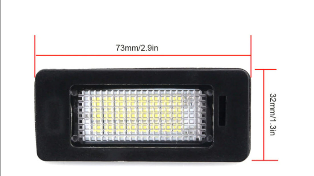 Lampi numar LED BMW E60, E90, E39, E70, E71, E88, F10,F30,F25