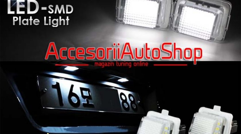 Lampi numar LED Mercedes W204 C Class 2007 150 RON SETUL