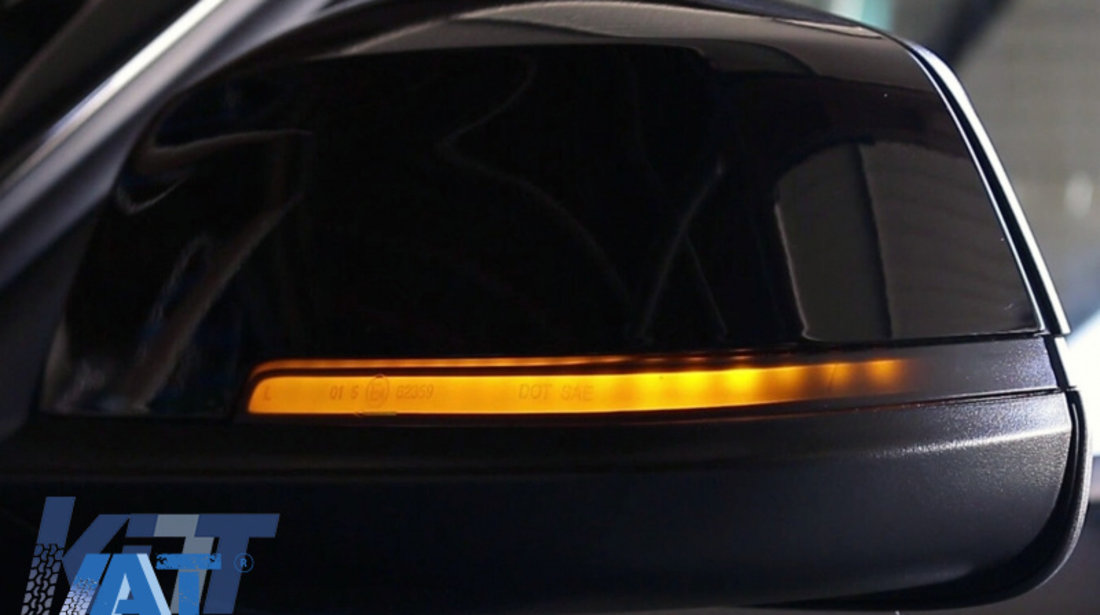 Lampi Semnalizare Oglinzi LED compatibil cu Mercedes C-Class W205 (2014-2018) E-Class W213 (2016 -2018) S-Class W222 (2013-2017) Fumuriu