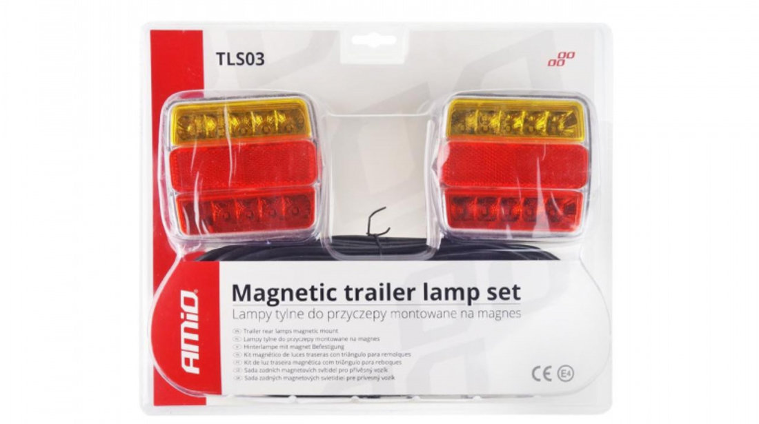 Lampi spate cu magnet pentru remorca 02141 AVX-AM02141