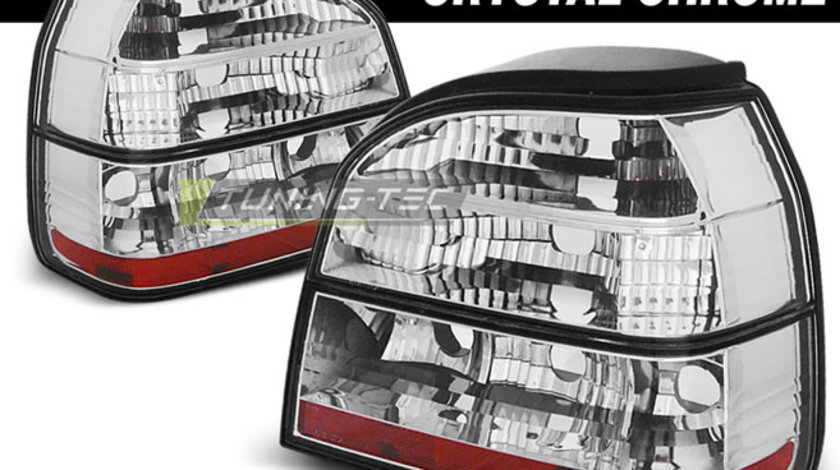 Lampi Spate Stopuri CRYSTAL ALB compatibila VW GOLF 3 09.91-08.97