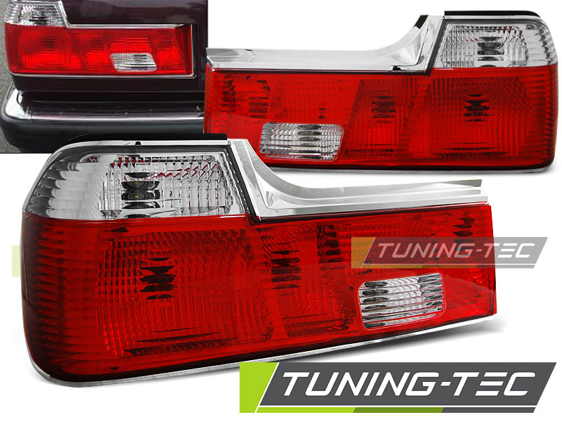 Lampi Spate Stopuri ROSU ALB compatibila BMW E32 06.86-04.94
