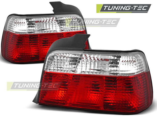 Lampi Spate Stopuri ROSU ALB compatibila BMW E36 12.90-08.99 SEDAN