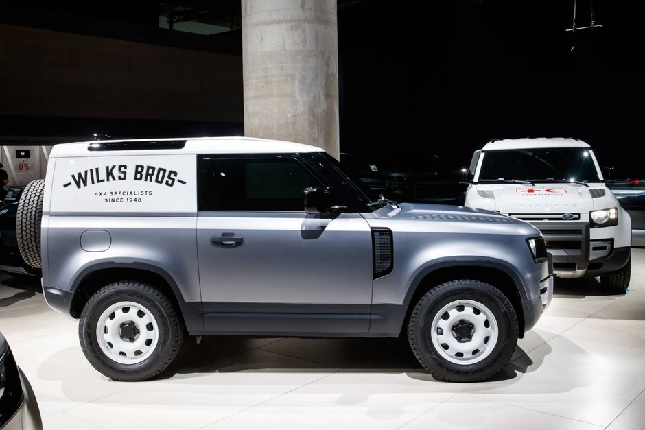 Land Rover Defender la Frankfurt