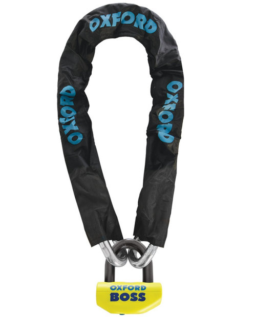 Lant Antifurt Moto Oxford Bigboss 12mm Chainlock Metal Galben OF807