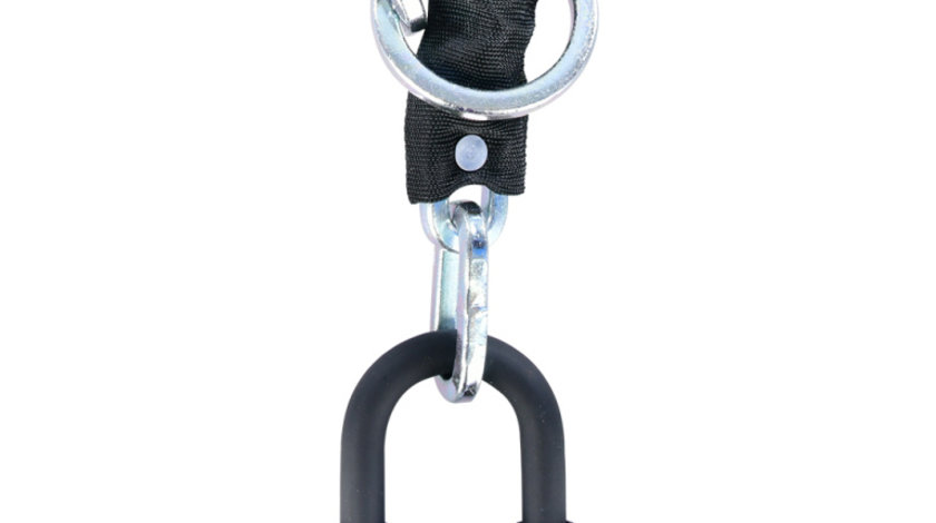 Lant Antifurt Moto Oxford Chain 8 Chain Lock &amp; Mini Shackle 8mm x 1000mm Metal Negru LK140