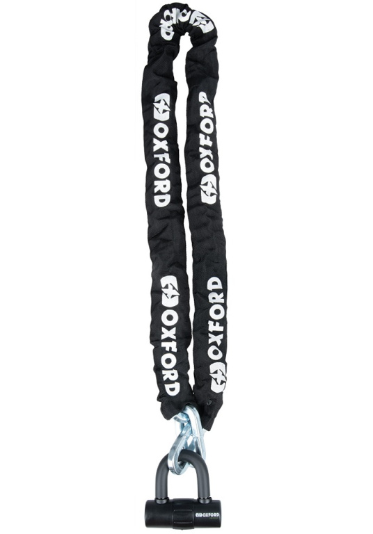 Lant Antifurt Moto Oxford HD MAX Chain Lock Otel Negru LK308