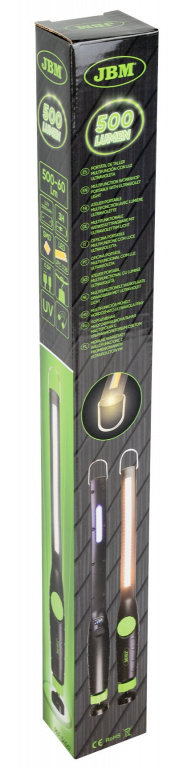 Lanterna Led Ultraviolet Cu Baza Magnetica Si Articulata 500Lm Jbm 54567