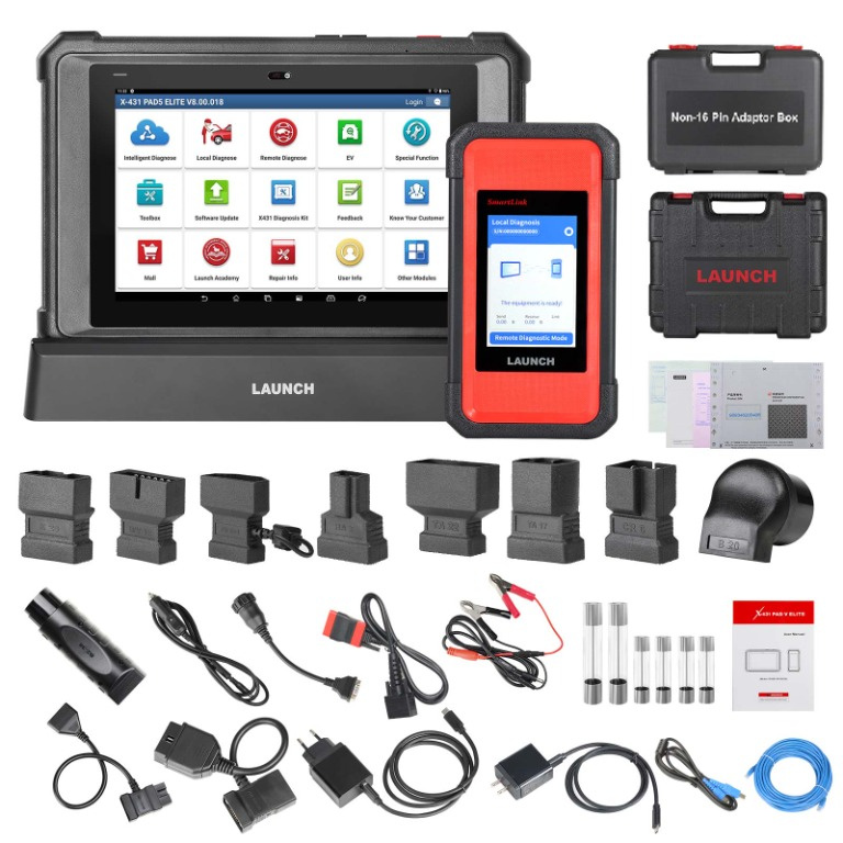 LAUNCH X431 PAD V Elite programari online ECU & Codari, 60+ functii resetare