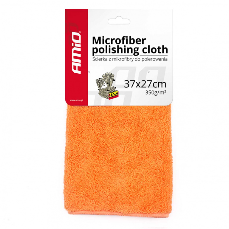 Laveta De Lustruit Microfibra 37x27cm 350g/m2 Amio 01047