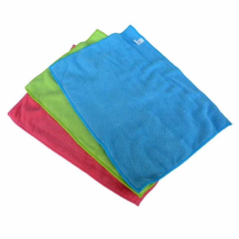 Laveta Microfibra Color 30X30CM 3 Buc