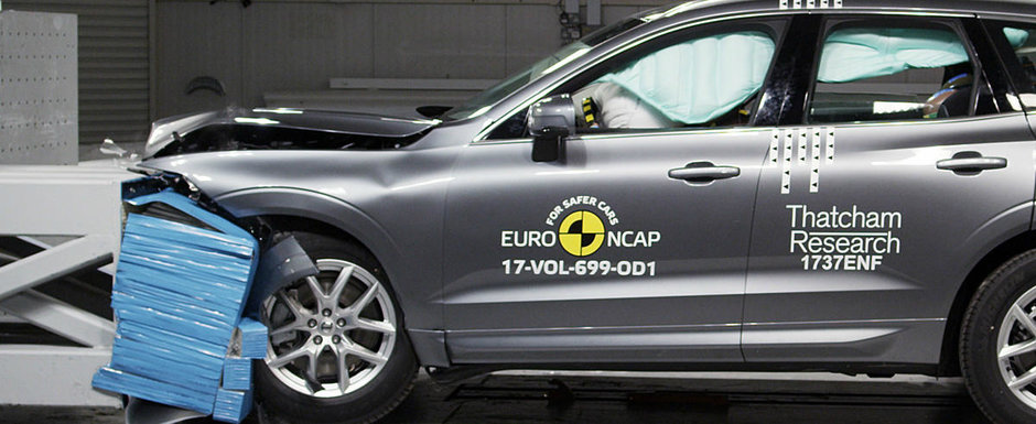 Le-a dat aparatele peste cap. Noul Volvo XC60 este masina cu cel mai bun scor din 2017 la Euro NCAP