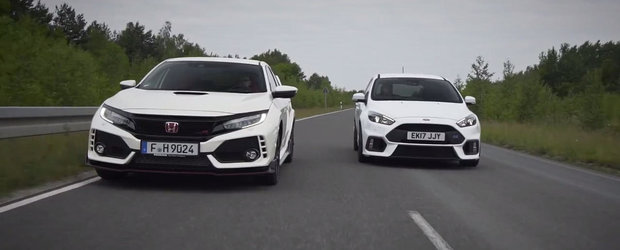 Le-au pus fata in fata ca sa vada care este mai buna. Test comparativ intre Civic Type R si Focus RS