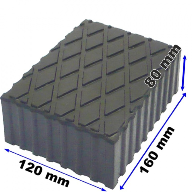 LE-TACOG03 Tampon din cauciuc pentru elevator 120x160x80mm