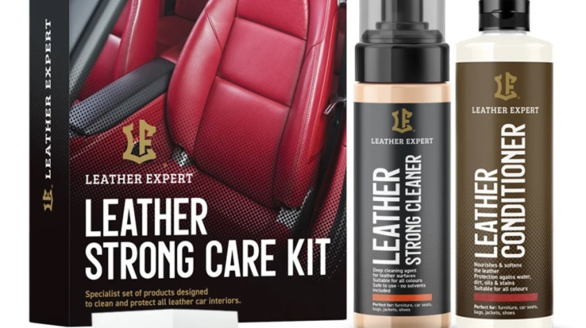 Leather Expert Leather Strong Care Kit Intretinere Piele LE-LSCK