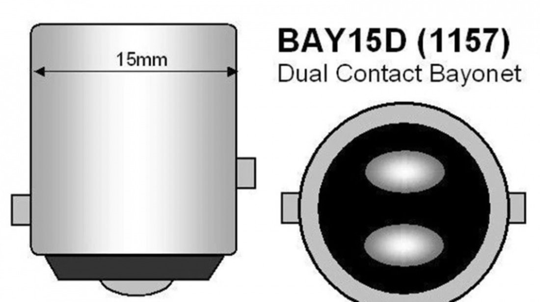 Led Auto Alb 80W BAY15D / P21/5W, 12V-24V Canbus Led CREE - BTLE1125C-BAY15D-AL 400825