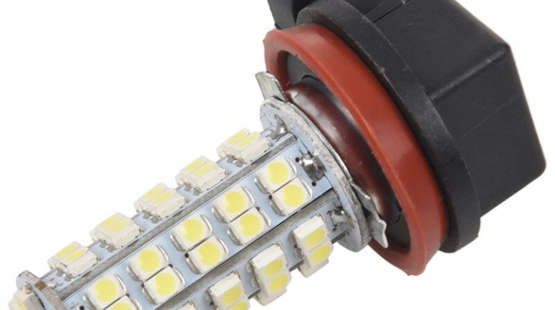 Led Auto H11 68 SMD Alb 220LM 643233