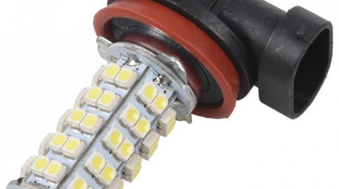 Led Auto H11 68 SMD Alb 220LM 643233