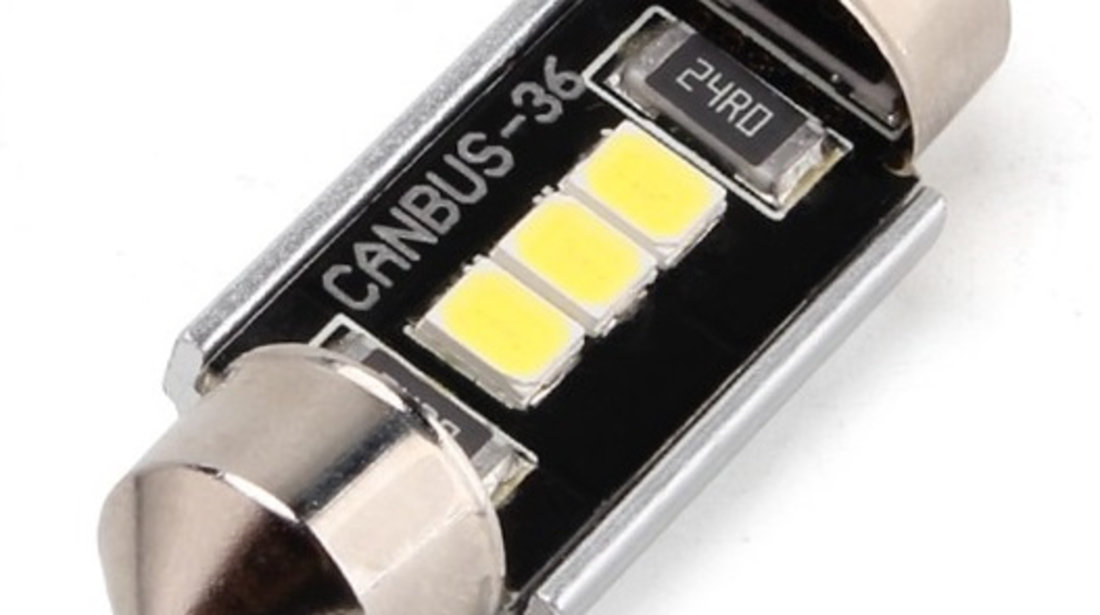 Led Auto Sofit 36MM Canbus 3 Smd 2835 - Super Bright BTLE1284-36mm 725264