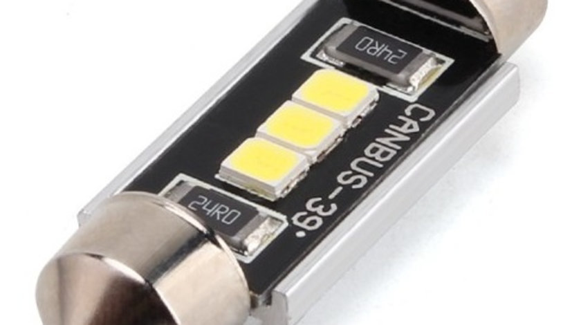 Led Auto Sofit 39MM Canbus 3 Smd 2835 - Super Bright BTLE1284-39mm 516027