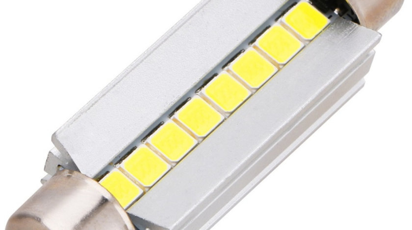 Led Auto Sofit 42mm Canbus 8 SMD Epistar 3030 Fara Polaritate BTLE5016-42MM 744894