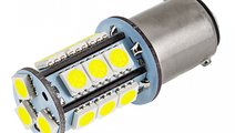 Led BA15D 18 SMD Alb