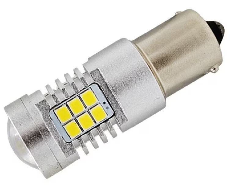 Led BA15S 12V 21 SMD 2835 Canbus Alb 6000K 4KH-1156(180)-W 815363