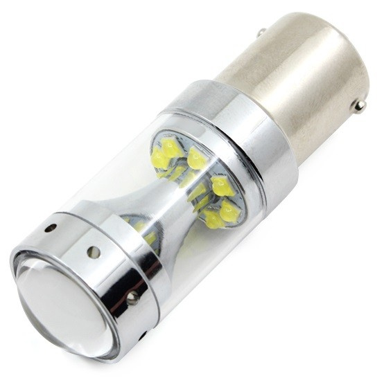 Led BA15S 12V / 24V 60W 900Lm Leduri Cree Fara Polaritate Canbus Alb 6000K 894165