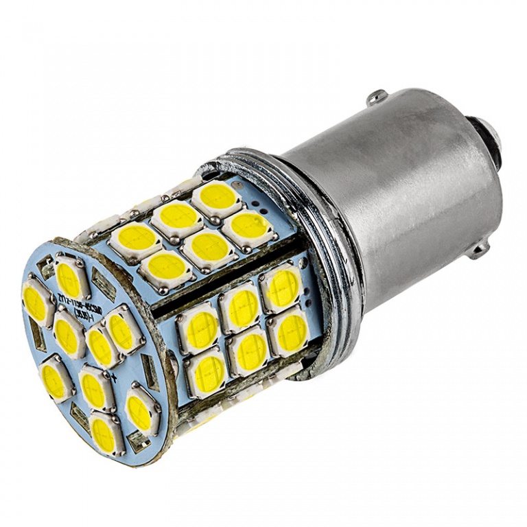 Led BA15S 12V 45 SMD Galben