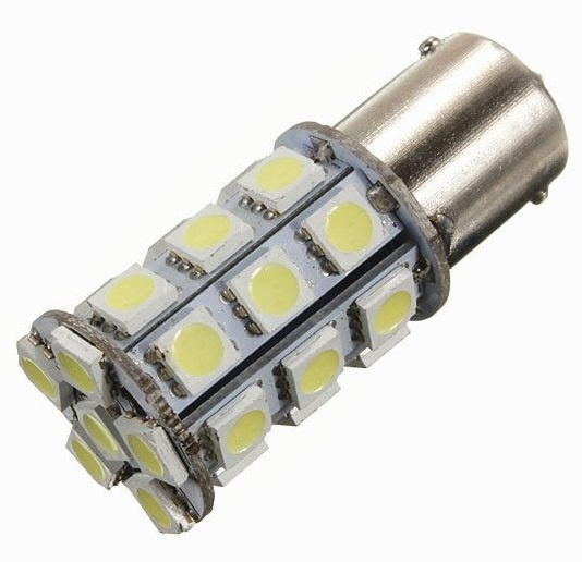 Led BA15S 27 SMD 5050 Cu Pini Simetrici La 180 Grade Rosu 484981