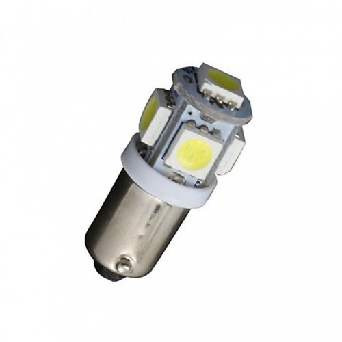 Led BA9S 5 SMD Alb